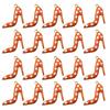 Pack Of 20 High Heel Shoe Charm Stainless Steel Jewelry Making Supplies For Crafting Handmade Accessories And Keychains