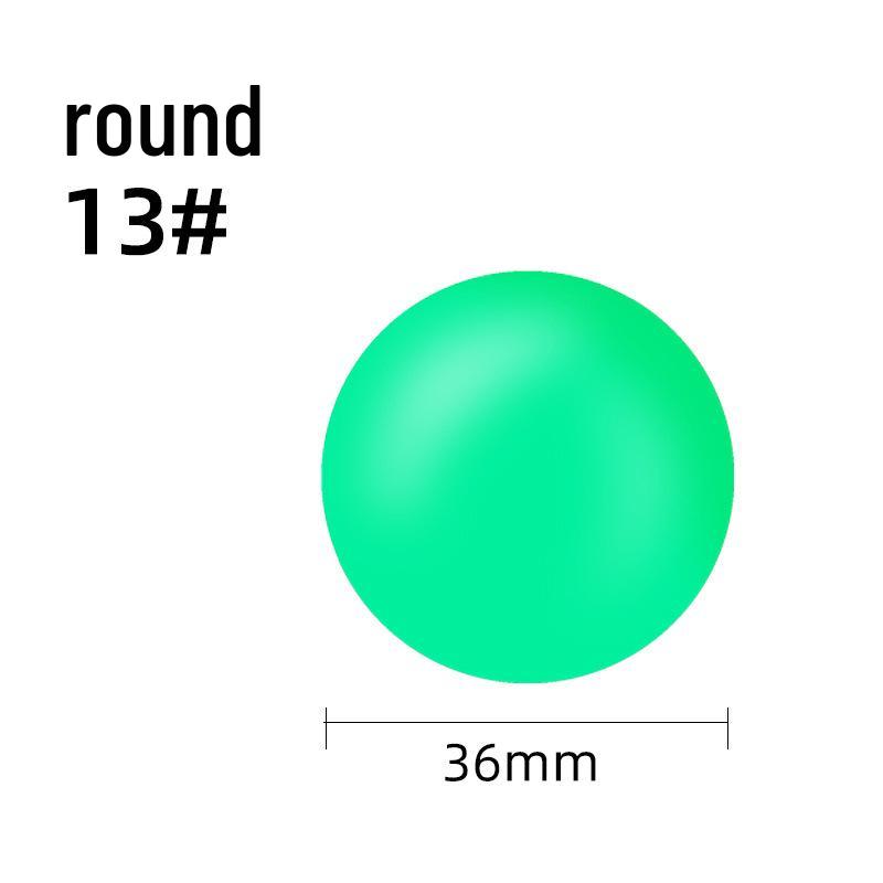 Silicone Olive-Shaped Fluorescent Fishing Float Tail Magnifier Bean