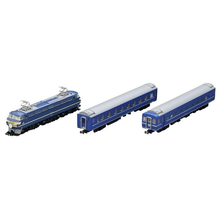 TOMIX N Gauge JR EF66 Electric Locomotive & Blue Train Set 98388 Railway Model