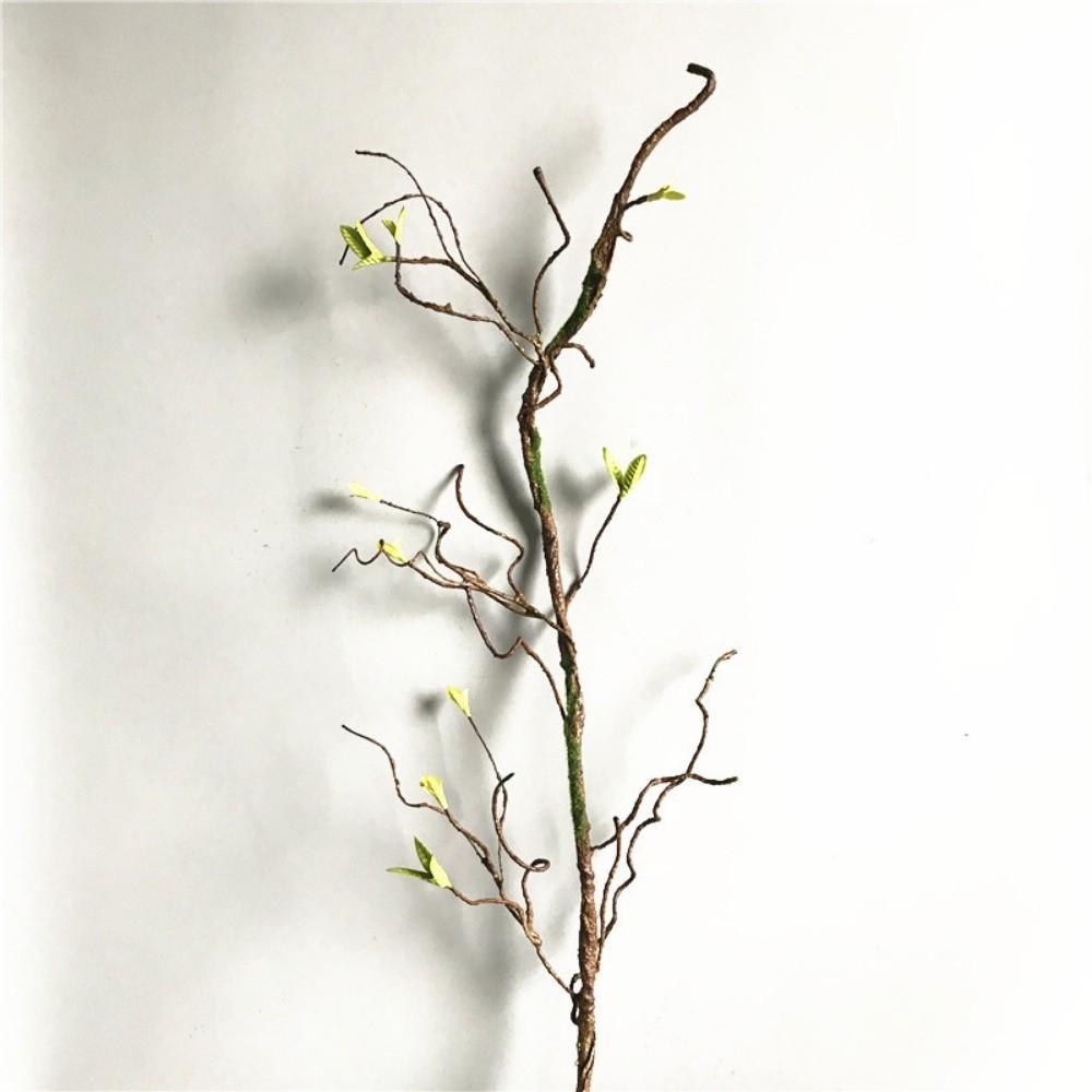 Wall Hanging Artificial Rattan Vine Wreath Shape Grape Leaves Artificial Faux Plants Tree DIY Decorative Fake Branch Home Decor