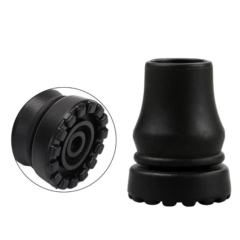 8Pcs Walking Hiking Stick Tip Protectors Trekking Poles Tip Replacement Feet Walking Stick Pad Buffers Easy To Install