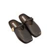Flat-bottomed bag head and half slippers women wear new lazy shoes in summer, one pedal sandals single shoes