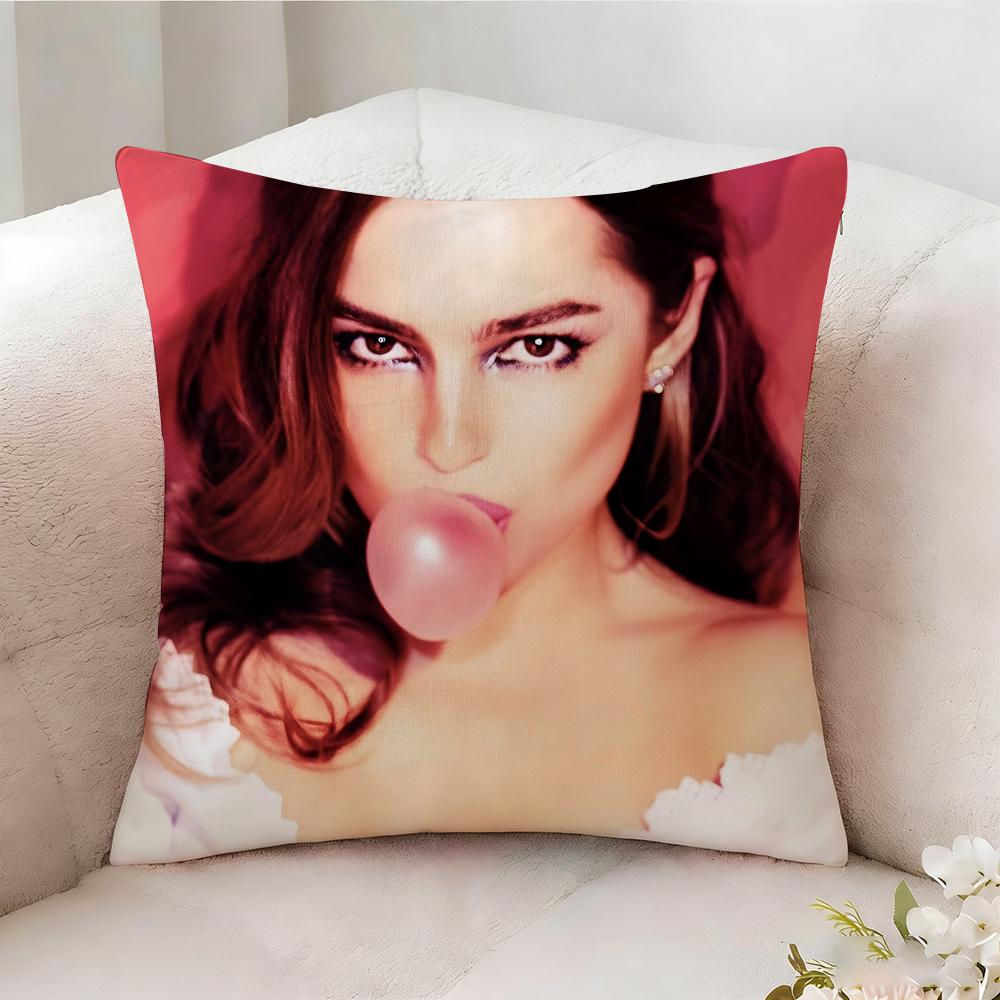 A-Addison Rae Actor Pillow Case Pillowcase, Double-Sided Printed, Sofa Cushion, Bedroom Headboard Pillow