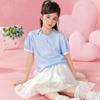 Girls' Ballet Style Bow T-shirt & Skirt Set
