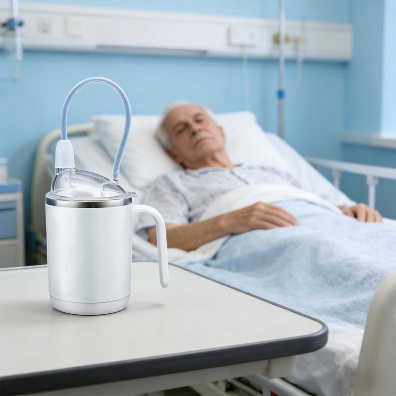 450ml Trinkhilfe mit großer Kapazität und ergonomischem Griff für Bewohner von unterstützenden Wohnanlagen