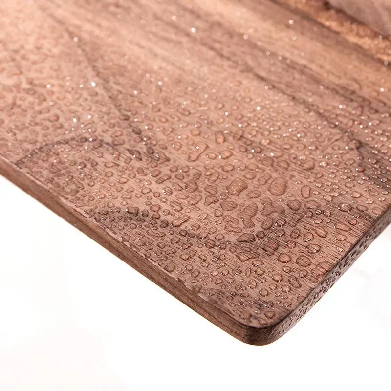 Punch-free Solid Wood Tissue Holder Restroom Wall Paper Towel Holder Toilet Paper Storage Stand Shelf Bathroom Accessories