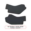 For Tesla Model 3 Y 2021-2026 LHD Center Console Two Side Anti Kick Pad Protector PU Leather Sticker Foot Cover Car Accessories