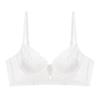 Amazon's new deep V hollow embroidered bra sexy fishbone shapewear women's gathering breathable bra