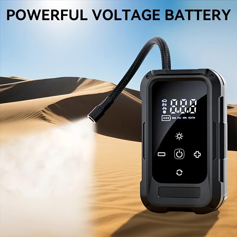 Tire Inflator Portable Air CompressorCar Tire Inflator, Portable Air Compressor With Tire Pressure Gauge And LED Light, Smart Wireless Tire Inflator