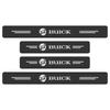 4-teiliges Set Einstiegsleisten-Schutzaufkleber aus Kohlefaser, kratzfest, passend für Buick Enclave, Regal, Lacrosse, Encore, Excelle und Envision
