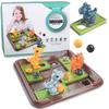 Kids 3D Jigsaw Puzzle Toy Dinosaur Astronaut Board Memory Reasoning Game Interactive Logical Thinking Training Educational Toys