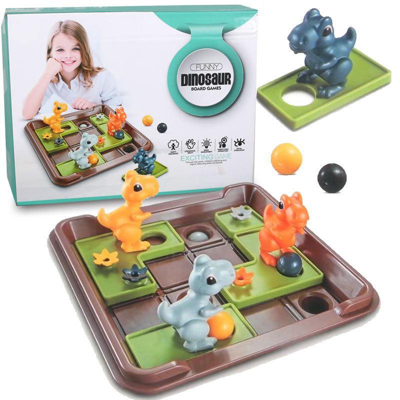Kids 3D Jigsaw Puzzle Toy Dinosaur Astronaut Board Memory Reasoning Game Interactive Logical Thinking Training Educational Toys