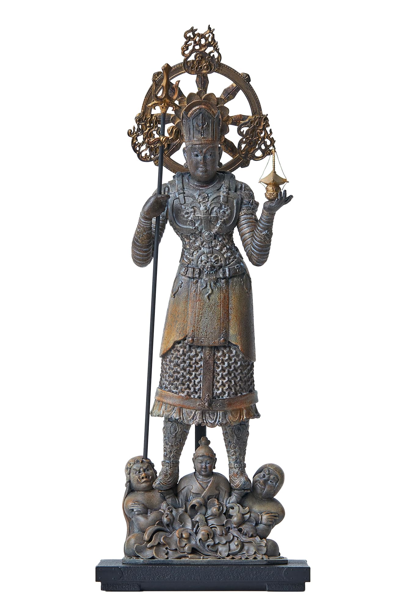 

ISUM TanaCOCORO [Palm] Tobatsuba Bishamonten Buddha Statue, National Treasure, ISUM Tamonten (tc3795)