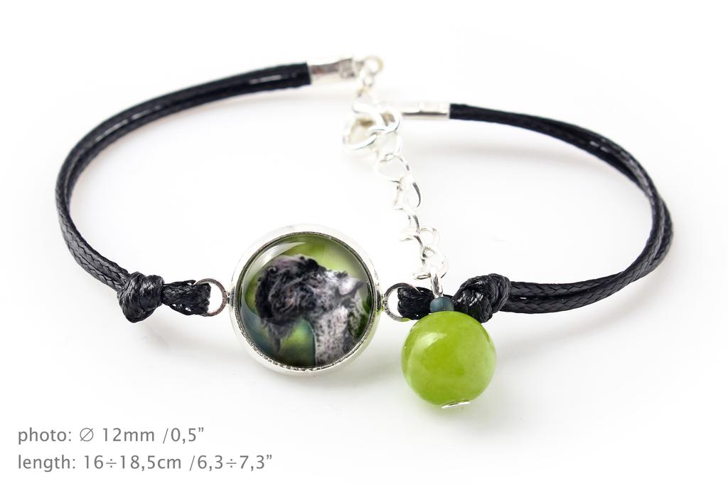 Kerry Blue Terrier, Irish Blue Terrier - bracelet with your photo handmade, unique jewelry from the Art-Dog brand