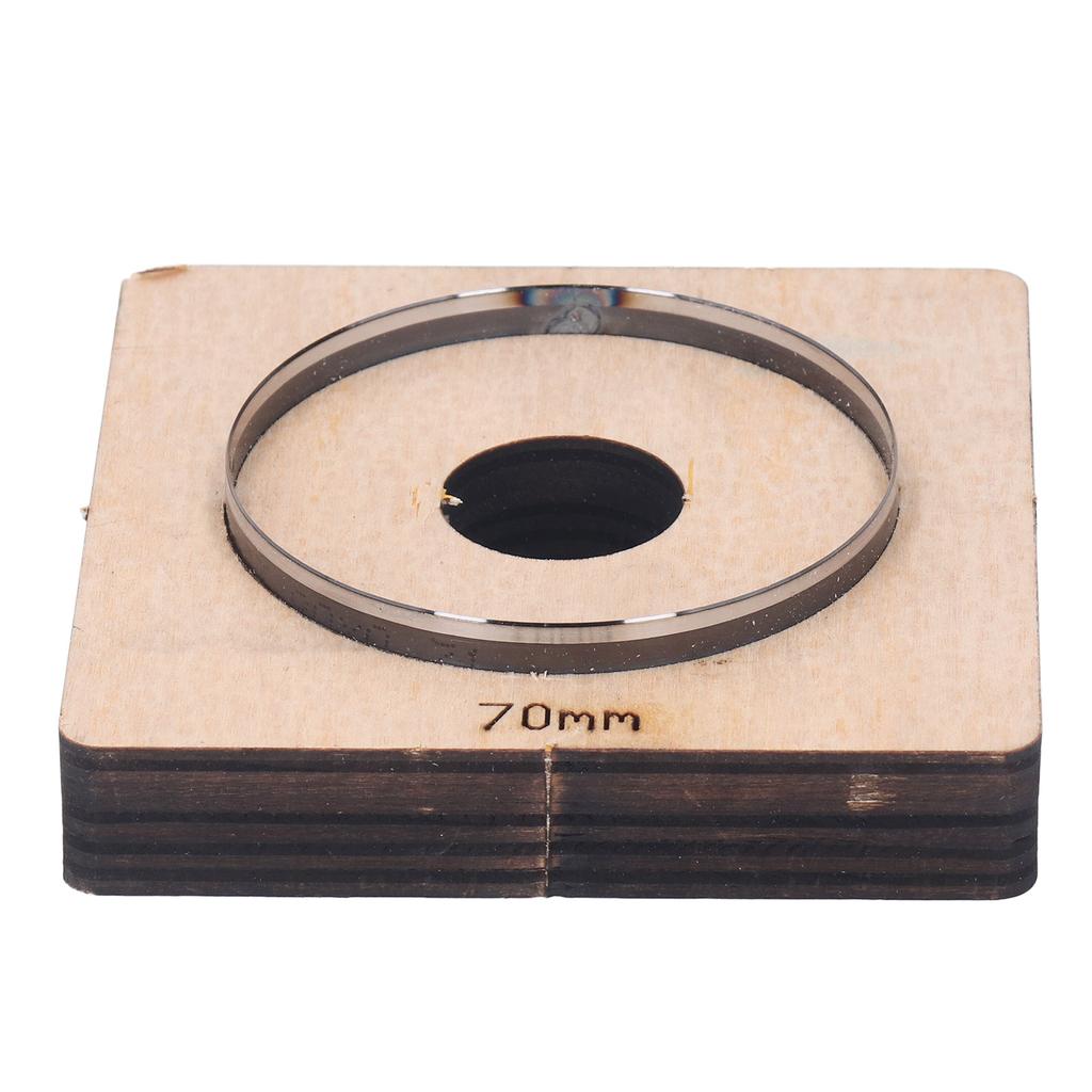 Skórzana Wykrojnik Okrągły Kształt Wykrawacz Ręczny Narzędzie do Rzemiosła Średnica 70mm do Papieru Gumy