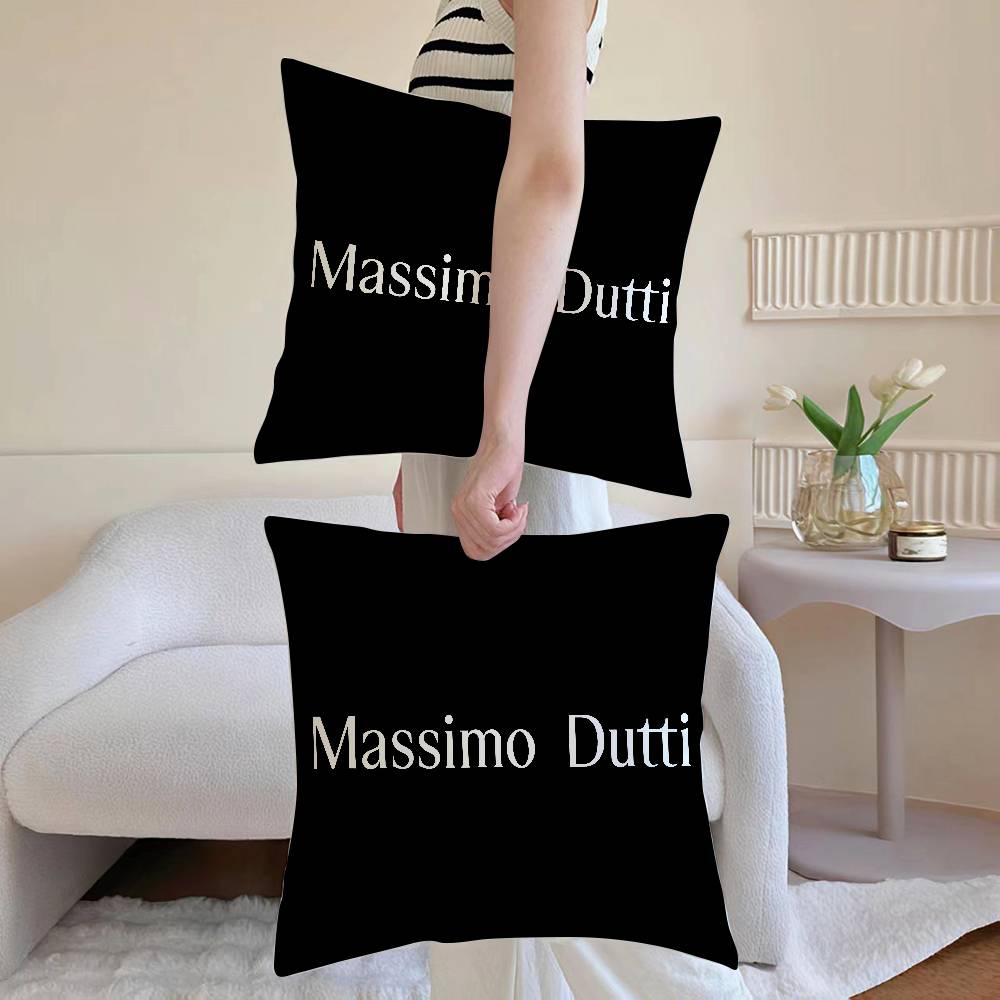 

Fishon M-Massimo D-Dutti Pillow Case Anti-dustmite Pillowcase Invisible zipper silky Sofa cushion cover 12x12Inch