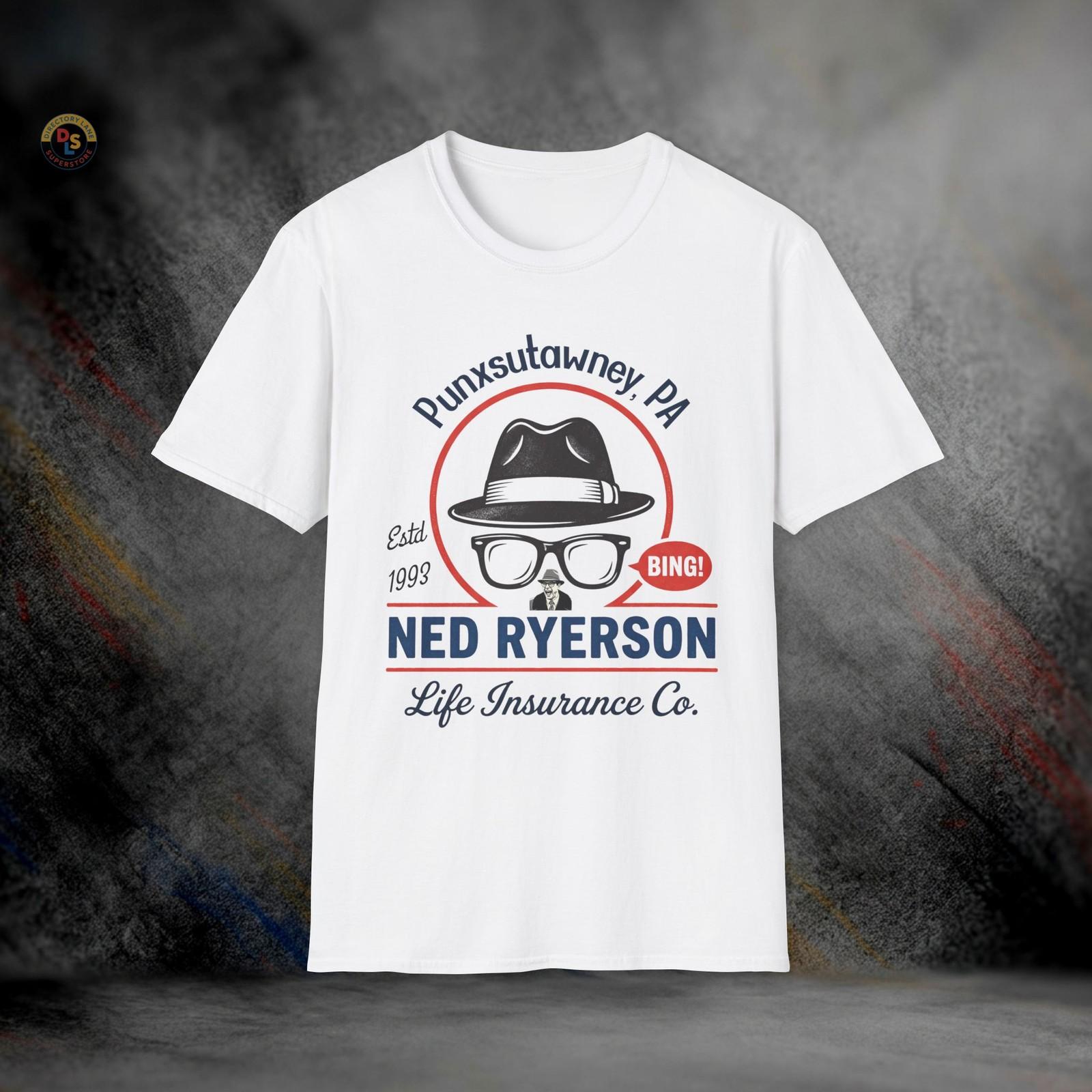 Ned Ryerson Life Insurance Groundhog Day T-Shirt | Softstyle Tee L