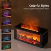 Fireplace Flame Air Diffuser Humidifier 7 Colors Essential Oil Diffuser Aromatherapy Diffuser for Bedroom Living Room Office