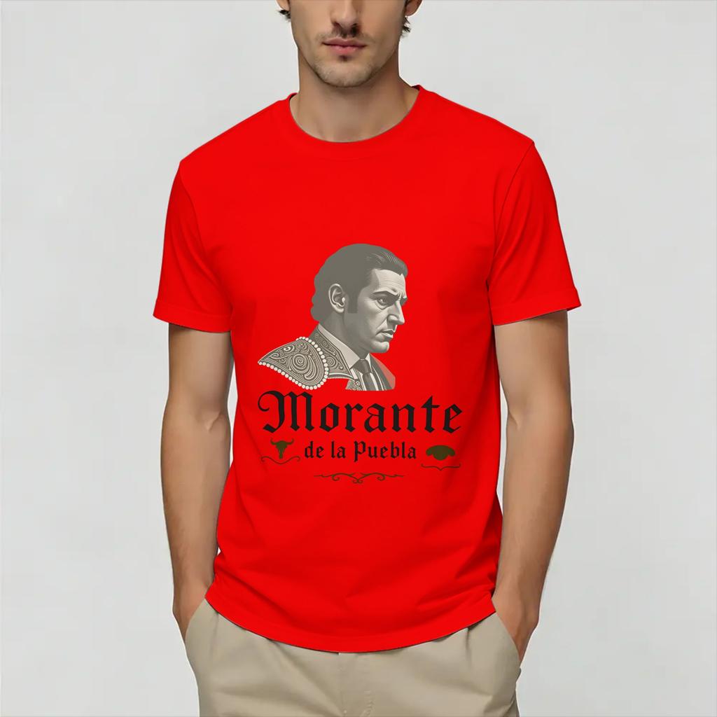 Morante De La Puebla Unisex T-Shirt Vintage T-Shirt Kurzarm Rundhals T-Shirt Baumwolle Sommerkleidung