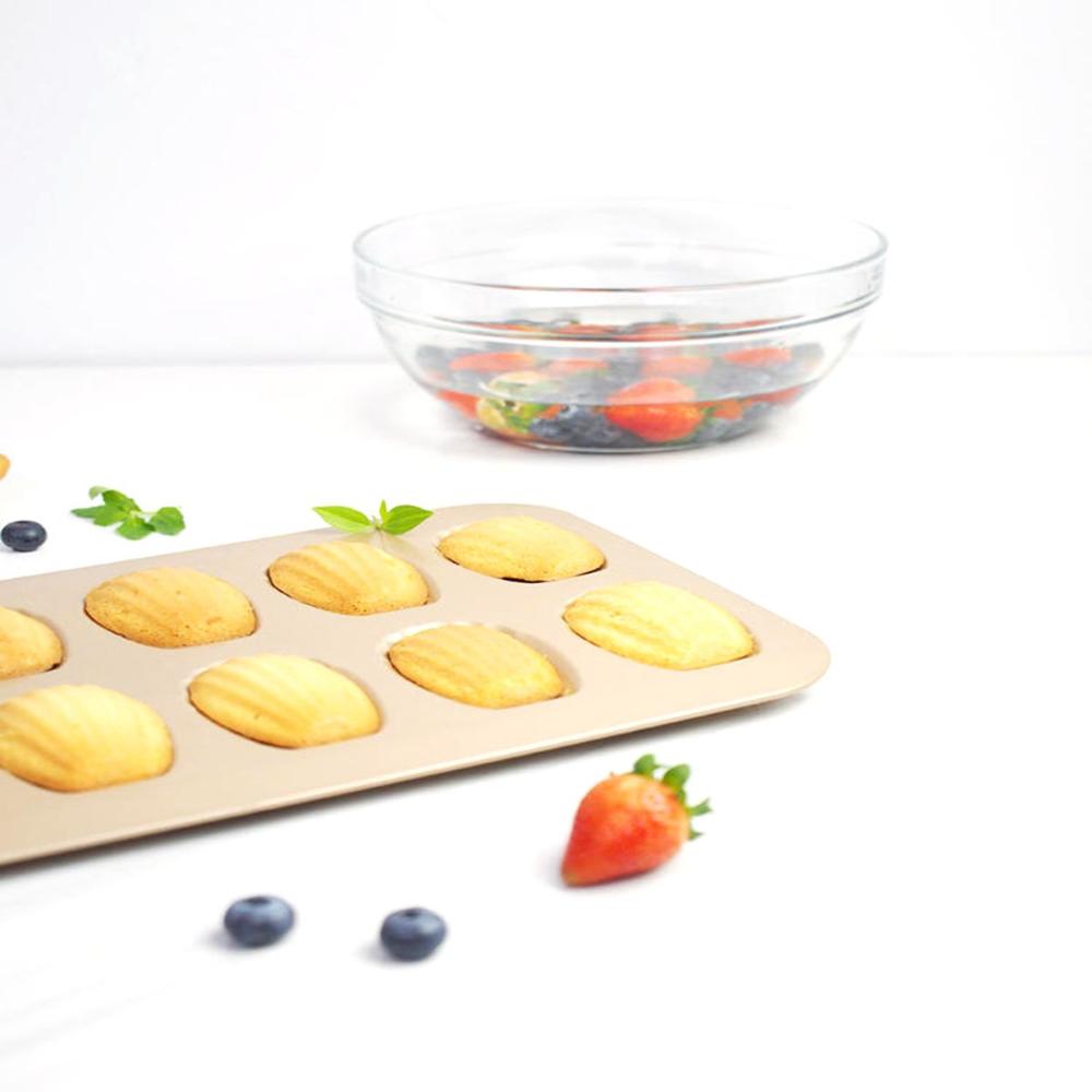 Non Stick Cooking Cake Tools Kitchen Biscuit Pan Madeleine Mold Cookie Mould Baking Tray