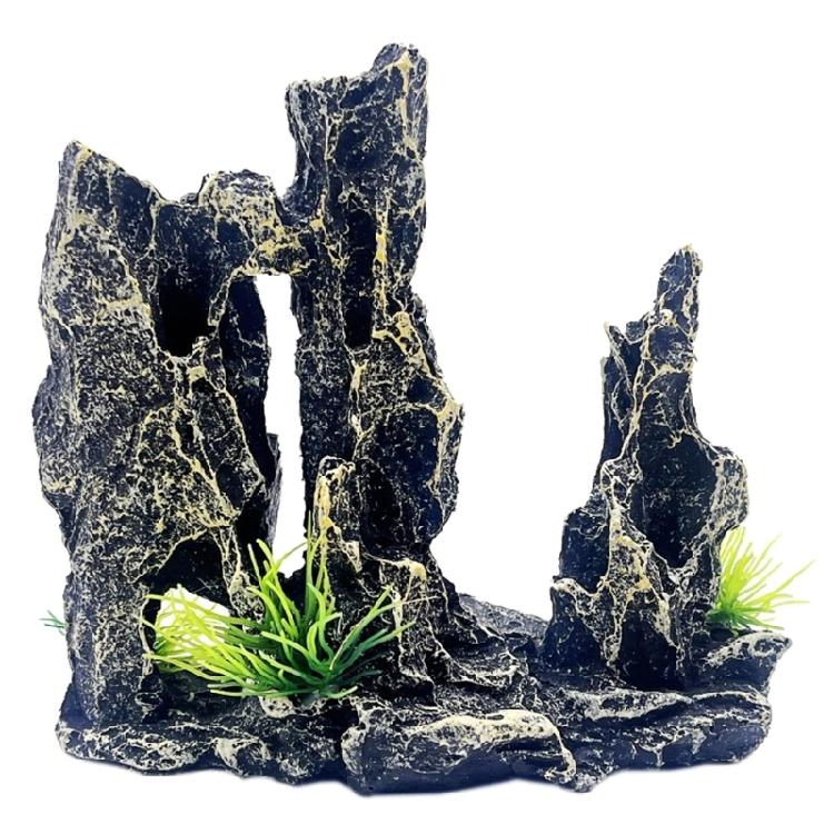 DIY Aquarium Fish Tanks Artificial Resin Rockery Plant Ornament Landscape Decors