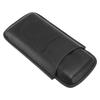 Cigarette Case Leather 3pcs Capacity Portable Cigar Storage Box with   for Outdoor