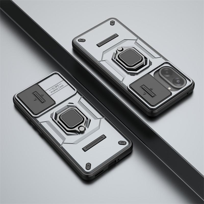 

For OnePlus Nord CE5 Case Slide Camera Len Cases OnePlus Nord CE5 Cover Bumper Shockproof Armor PC Phone Cover OnePlus Nord CE5 OnePlus Nord CE5 серый