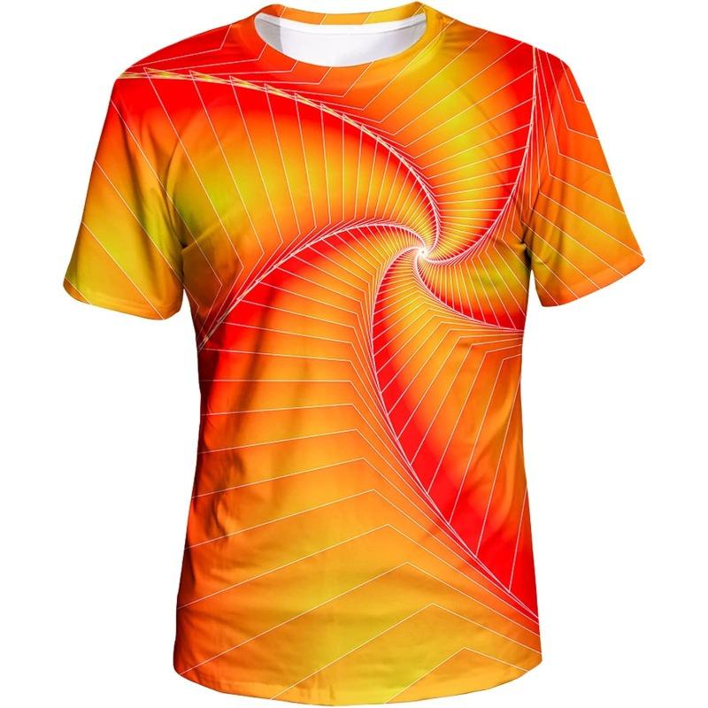 Men's Summer T-Shirt 3D Summer Style Beach Coconut Trees Polyester Quick Dry Breathable Short Sleeve Casual Wear