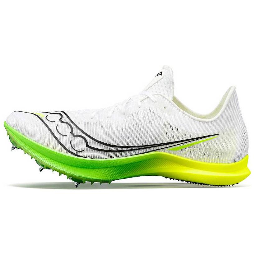 

Saucony Women s Endorphin Cheetah White Green Track And Field Shoes S19095-01 38