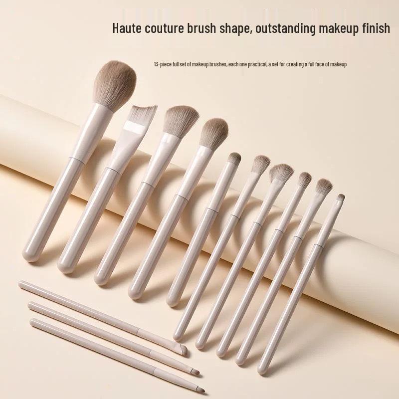 Set di pennelli da trucco professionali per principianti: Pennelli Ombretto, Blush, Contour per Aspiranti Truccatori.