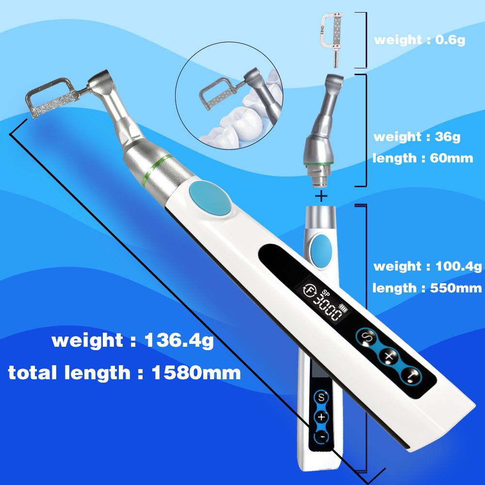 Dental Teeth Surface Wireless Polishing Electric Motor With Prophy Angle Removable Head Rechargeable Polishing Machine