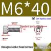 304 Stainless Steel Hex Socket Head Cap Screws, Cylindrical Head, DIN912.