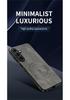Samsung Galaxy S26/S26 Plus/S26 Ultra Nappa Leather Case with Magnetic and Full Coverage Drop Protection