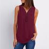Womens Casual Vest Shirt Ladies V Neck Sleeveless Loose T-shirt Blouse Tee Top