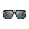Steampunk Flat Top Square Sunglasses Women For Men  Popular Sun Glasses Vintage Luxury Brand Designer Punk Oversized Shades