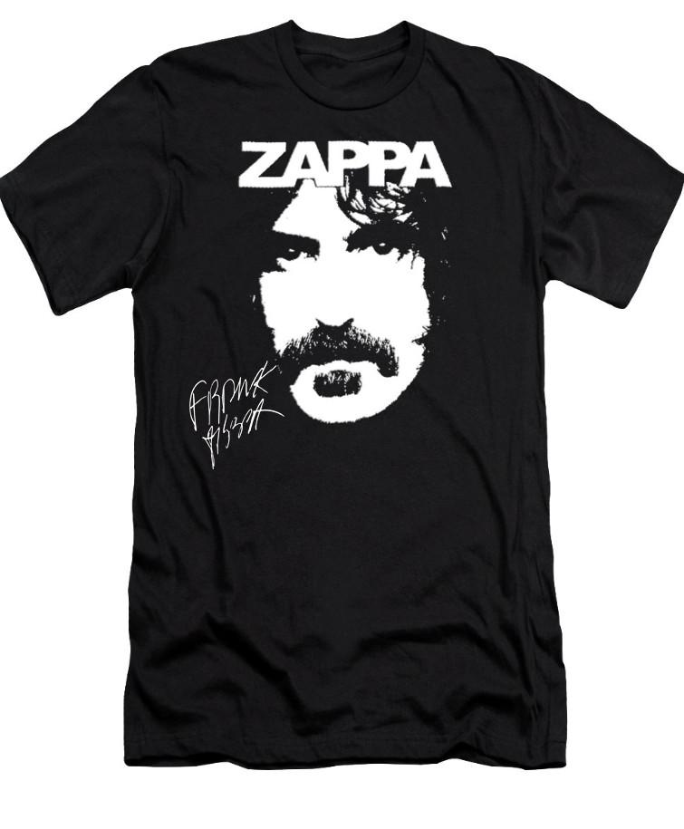 Vtg Frank Zappa Music Star Heavy Cotton Black Full Size Unisex Shirt AG98 S