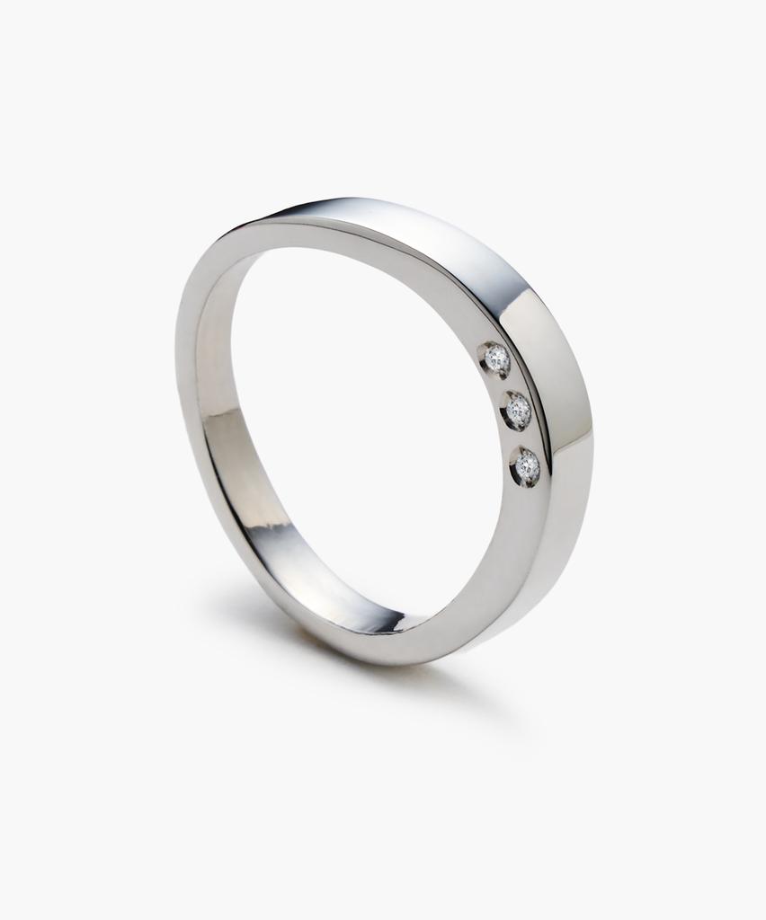 Liersi Legato Bold 3 Diamonds Ring (Type B)