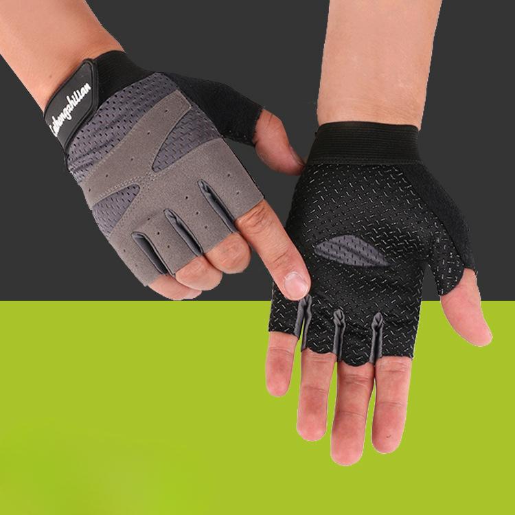 Outdoor Cycling Fitness Half Finger Gloves for Men and Women Sports Tactical Gloves for Fitness Weightlifting Wrist Guards Thin Gloves