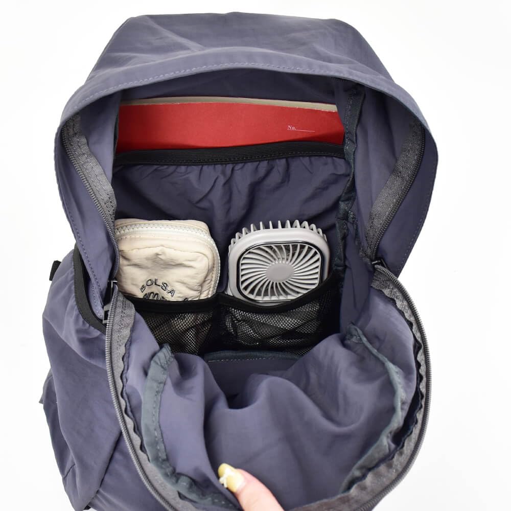 Foldable, packable backpack with drawstring pocket, enjoy your trip, Snoopy SPMS-169