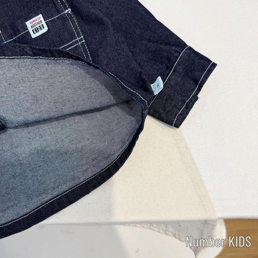Boys' Trendy Spring Denim Shirt: 2026 New Style Casual Jacket for Kids
