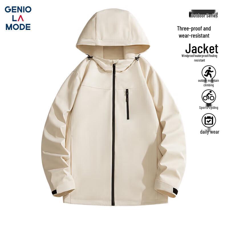 

GENIOLAMODE Men s Waterproof Insulated Outdoor Jacket M