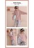 Women's Cute Simple Style Long Sleeve & Pants Imitation Cotton Pajama Set for Spring and Autumn