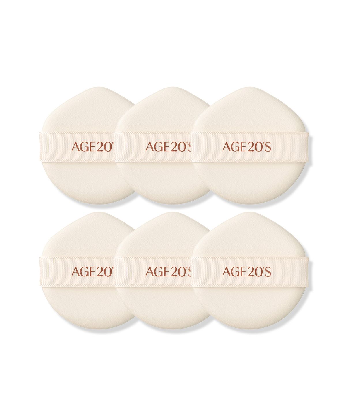 6 Silky Leather Puffs