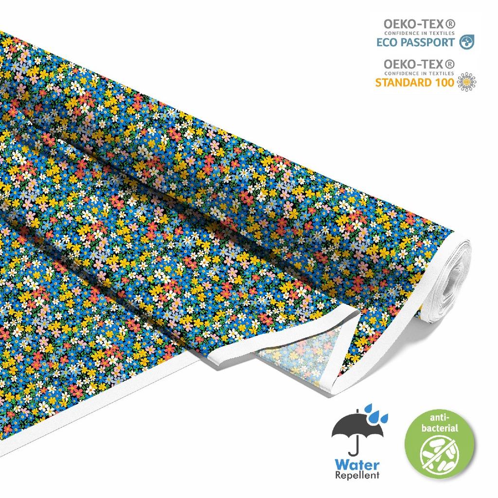 Outdoor Dekostoffe Oxford - Motiv Blumen I Dx5345