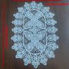 Oval Flowers Embroidery White Bed Table Runner Flag Cloth Cover Kitchen Wedding Christmas Table Decoration and Accessories