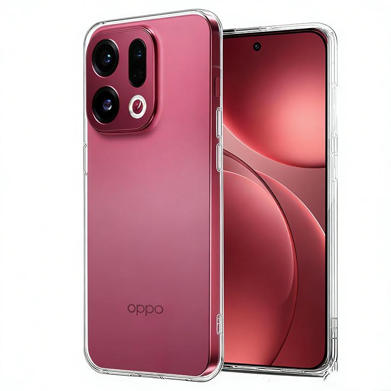 

Ультратонкий прозрачный силиконовый мягкий чехол для Oppo Find X9 X9+ X8 X8S X7 X6 X5 Pro Ультрапрозрачный корпус Ударопрочная задняя крышка Coque Oppo Find X8s+