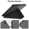 For Kobo Sage 8" E-Reader Released 2021, Soft TPU Matte Back Cover, Slim Smart Folio Cover with Magnetic Closure and Kickstand - Grey