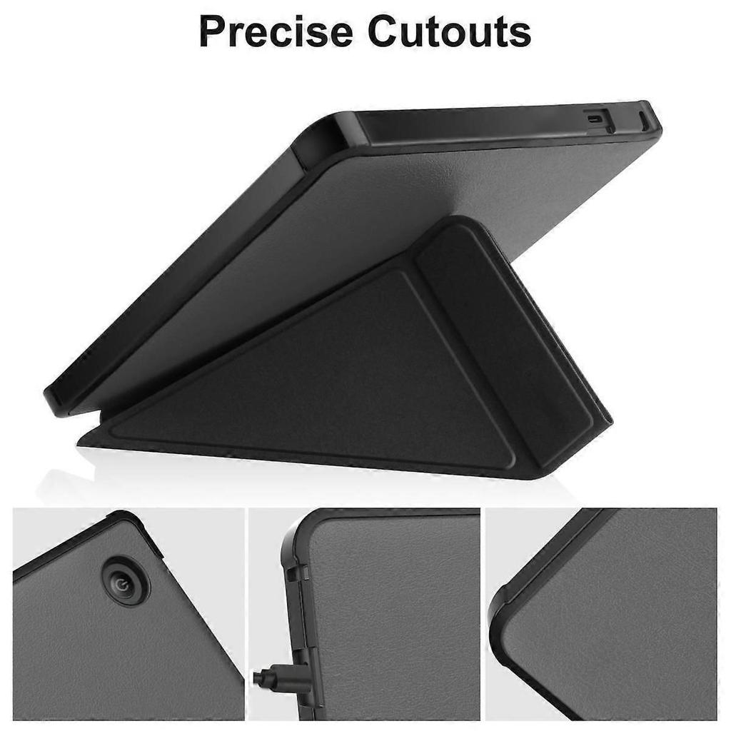 For Kobo Sage 8" E-Reader Released 2021, Soft TPU Matte Back Cover, Slim Smart Folio Cover with Magnetic Closure and Kickstand - Grey