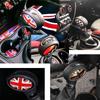 2pcs Union Jack Car Gear Shift Knob Panel Decoration Stickers Cover For Mini Cooper S JCW F54 F55 F56 F57 F60 Car-Styling