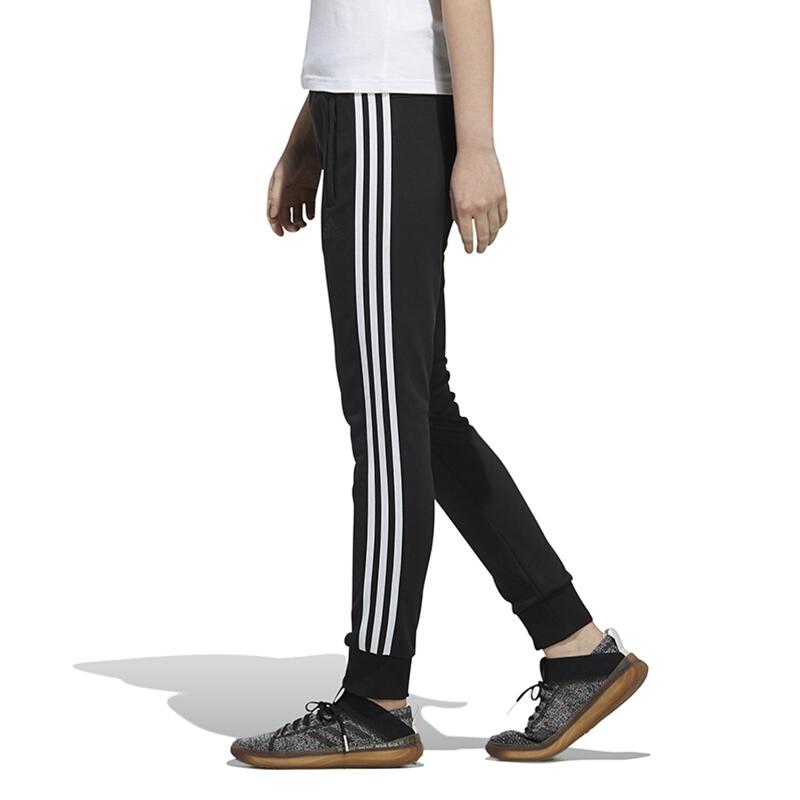 adidas Casual Sports Training Tapered Knit Sweatpants Women Bottoms Black EH3896